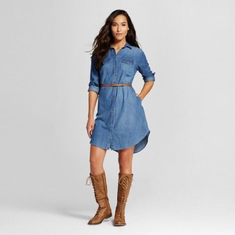Merona Denim Shirt Dress